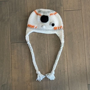 BB8 Droid Star Wars Hecho a Mano Tejido Crochet Niños Invierno Sombrero - Imagen 1 de 5