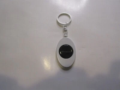 1960 1961 FORD STARLINER FENDER EMBLEM NAMEPLATE LOGO KEYCHAIN METAL WHITE Foto 1 de 2