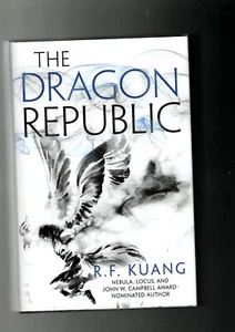 The Dragon Republic R.F. Kuang. Signierte 1. Auflage blau gesprühte Kanten gewidmet - Bild 1 von 2