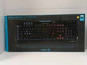 Logitech G910 Orion Spectrum RGB Wired Mechanical Gaming Keyboard, Black PARTS - Picture 1 of 7