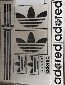 Adidas Adored Panel Set Lambretta Vespa Scooter Car Camper Van - Picture 1 of 1