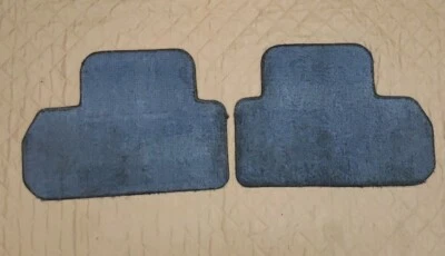 Alfombrillas traseras azules ultra raras Honda Prelude 1983-1987 OEM BA1 BA2 Si Foto 1 de 4
