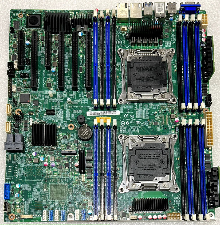 英特尔 DBS2600CW2R S2600CW2R 服务器主板 SSI EEB 插座 R3 全新开箱 — 第 1/1 张图片