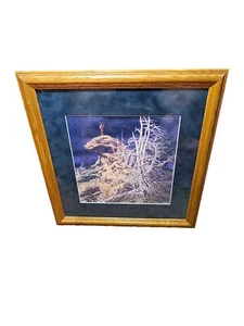 Bev Doolittle Lithographie Druck GEBET FÜR DIE WILDEN DINGE MATTIERT & GERAHMT 19x18 - Bild 1 von 9