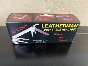 Vintage 1992 Leatherman Pocket Survival Tool with Sheath NOS - Picture 1 of 4