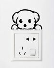 NEW 3.5” x 2.5” Peeking Puppy Dog Wall Switch Car Phone Laptop Sticker Decal