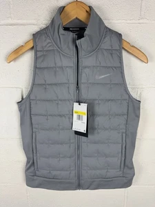 Nike Running Therma FIT Vest Gray Womens Small NEW NWT DD6084-073 Hiking Vest - Picture 1 of 8