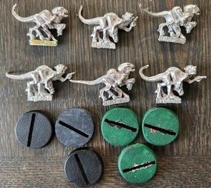 Rogue Trader OOP Rare Warhammer 40k Metal Tyranid Termagants x6 1987 - Picture 1 of 2