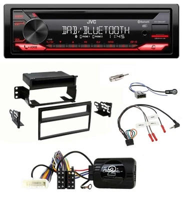 JVC CD DAB USB Bluetooth Lenkrad Autoradio für Nissan Tiida Versa 07-11 C11 pian - Bild 1 von 4