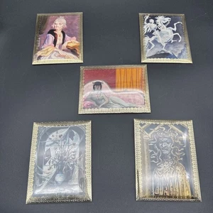 Disneyland Haunted Mansion 30th Anniversary Lenticular Full Portrait Set Of 5 - Picture 1 of 17