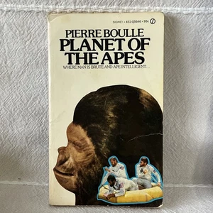 Planet of the Apes by Pierre Boulle 1964 Signet PB Vintage SF Movie Tie-In - Picture 1 of 7