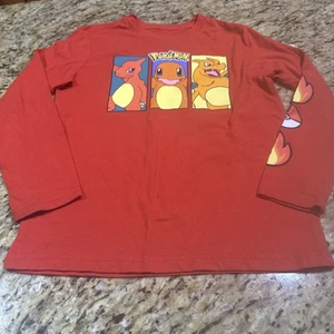 Pokémon Langarmshirt Rot Jungen Größe M Rot Cpix - Bild 1 von 10