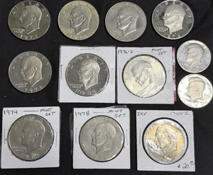 Collection, Ike Proofs & Mint Set + JFK Proofs - 12 Coins - See Pics! - Picture 1 of 2