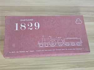 Vintage 1970s Hartland 1829 railway board game - Looks complete. Box Taped Edges - Picture 1 of 10