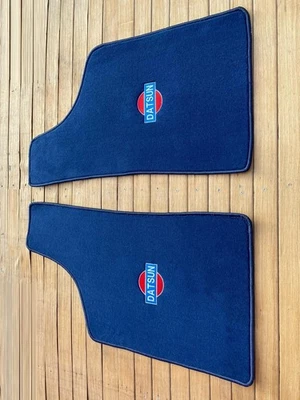 Juego de 4 alfombrillas alfombra azul pickup datsun 1973-79 Foto 1 de 4