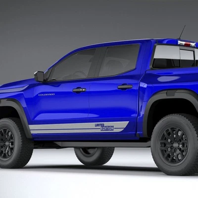 Calcomanía adhesiva rayas laterales edición limitada para Chevrolet Colorado 2023-presente Foto 1 de 4