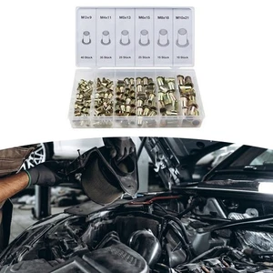 Rivet Nut Kit 150pcs M3M10 in Carbon Steel Zinc Plated for Installations - Picture 1 of 7