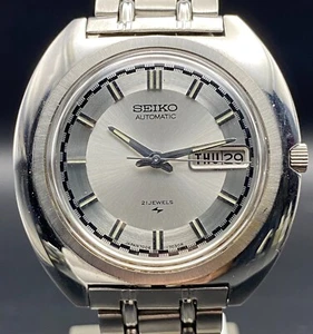 🇯🇵 Reloj Hombre SEIKO Vintage 7006A-7030 Japón Automático 21J Día Fecha Ferrocarril - Imagen 1 de 12