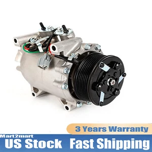 A/C AC Compressor For Honda CRV CR-V L4 2002 2003 2004 2005 2006 2.4L CO 10663AC - Picture 1 of 9
