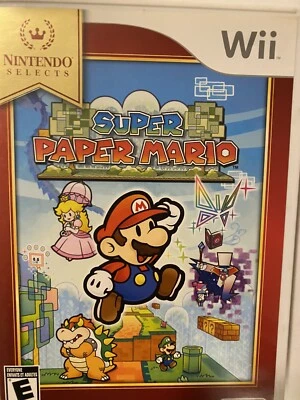 Super Paper Mario Nintendo Selects Edition (Nintendo Wii) CiB Cleaned/Tested - Image 1 of 4