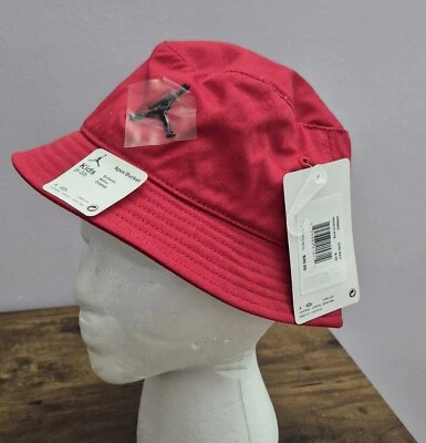 Jordan Kids Red Bucket Hat NWT — 第 1/3 张图片