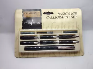 1 Pack Osmiroid Basic 6 Plumín Caligrafía Set Sellado Artículo Nuevo - Imagen 1 de 14