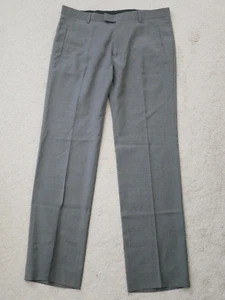 CoSTUME NATIONAL HOMME 100% Wool Tab-front dress pants gray 34 x 33 EUC! - Picture 1 of 8