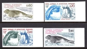 FSAT (TAAF) Scott #107-10 VF MNH 1984 Seals and Penguins Imperf - Picture 1 of 1
