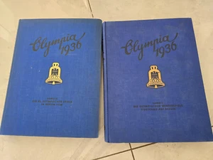 1936 Olympics Olympia PRE WW2 Genuine Germany FULL Photo Album Jesse Owens #01 - Picture 1 of 24