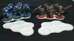 6 - 32mm Movement Trays for 5 figures 40k-Age Of Sigmar-warhammer - Picture 1 of 4