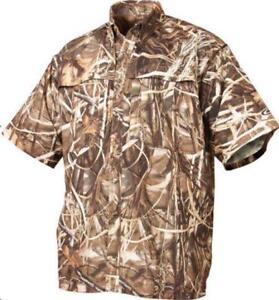 Drake Waterfowl 26012-S 260 Camo ShortSleeve Vented Shirt Max4 Small