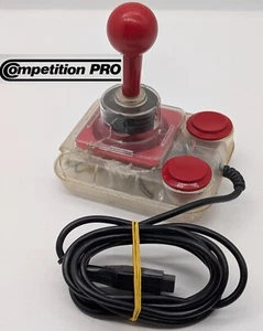 Competition Pro Joystick🕹️ clear 9-PIN Stecker für Amiga, Atari, C64, Amstrad - Bild 1 von 5