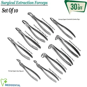 Quirúrgicas Fórceps de Extracción (Adultos) Instrumentos para Cirugía Laboratory - Foto 1 di 19