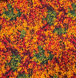 Cotton Fabric 36"x44" Vintage 2000 Blank Textiles Blender Vibrant Fall Colors - Picture 1 of 5