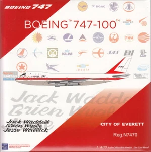 NGMBOE004 1:400 NG Lite B747-100 Reg #N7470 'City of Everett' - Picture 1 of 3