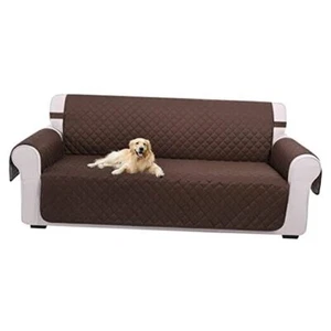 Reversible Sofa Cover Couch Cover for Dogs with 68"Sofa L - Large Coffee/Beige - Picture 1 of 7