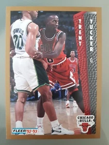 1992-93 Fleer Trent Tucker #315 Chicago Bulls NBA Basketball Lesen! - Bild 1 von 2