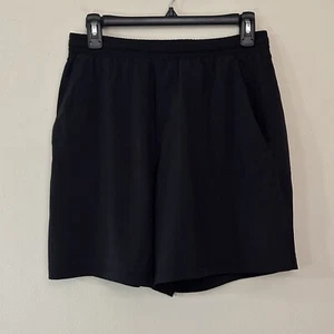 Lululemon Shorts Men's Sz M Pace Breaker Linerless 7" Black Stretch Swift Ultra - Picture 1 of 15