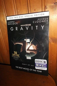 Gravity (DVD, 2013, Special Edition - 2-Disc Set) SANDRA BULLOCK & GEORE CLOONEY - Picture 1 of 4