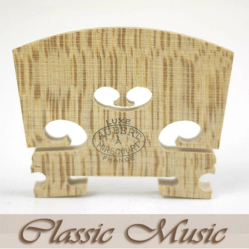 Genuine Aubert "Luxe" Violin Bridge For 4/4 violin Made in France Free Shipping - Image 1 of 1