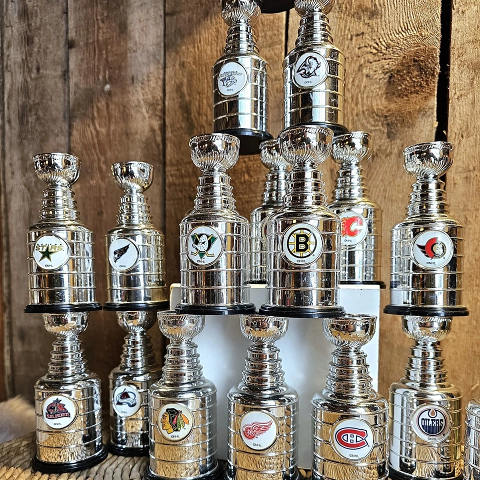Labatts Mini NHL Stanley Cup Collectible Figurines - SOLD Separately  - Image 1 of 4