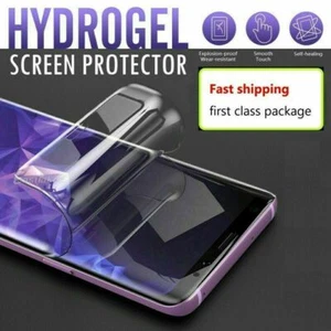 Full Cover Samsung S22 S21 Plus Ultra S20FE 5G N20 TPU Hydrogel Screen Protector - Picture 1 of 7