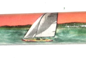 "ANTIGUO Orchard Beach, Maine" con lápiz bala de recuerdo de velero - Imagen 1 de 13