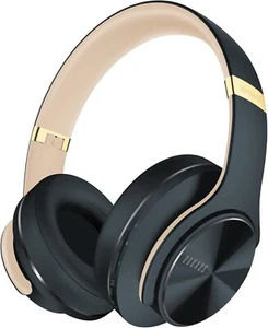 Bluetooth Headphones over Ear, 90Hrs Playtime, Bluetooth5.3 Wireless Headphones - Picture 1 of 9