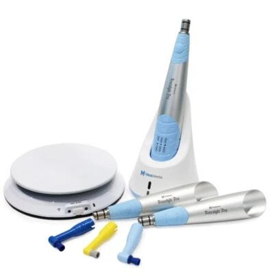 MEDIDENTA Cordless Hygiene Handpiece. Pedal, 3 sleeves and fits any prophy angles Hygiene+