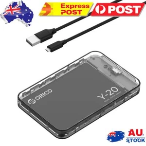 2.5 Inch External Storage HDD Case Support UASP USB 3.1 Type-C SSD HDD Enclosure - Photo 1/12