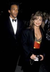 Paula Abdul & guest at Vanity Fair Magazines Just Say Yes Be - 1990 Old Photo - Bild 1 von 1