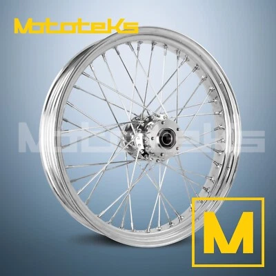 21" 21X2.15 40 SPOKE WHEEL STAINLESS FOR HARLEY SPORTSTER DYNA FRONT RIM (TR) - Image 1 of 4