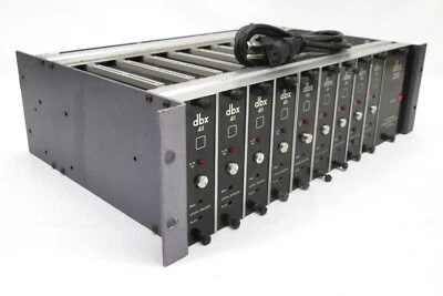 DBX 208 8-Channel Noise Reduction System w/ 8x 411 Cards DBX 900 Rack - Image 1 of 4