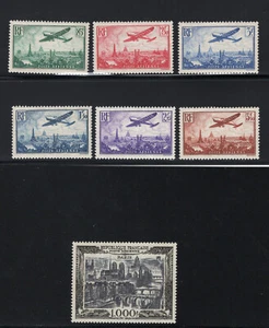 Francia 1936, 1950. SC#C8-C13,C27. Como nuevo, nunca montado, XF.  - Imagen 1 de 2